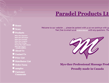 Tablet Screenshot of myo-ther.com